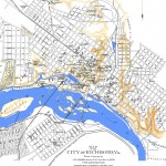 1853 Survey Map_1864map 1853 Historic Map of Richmond, VA